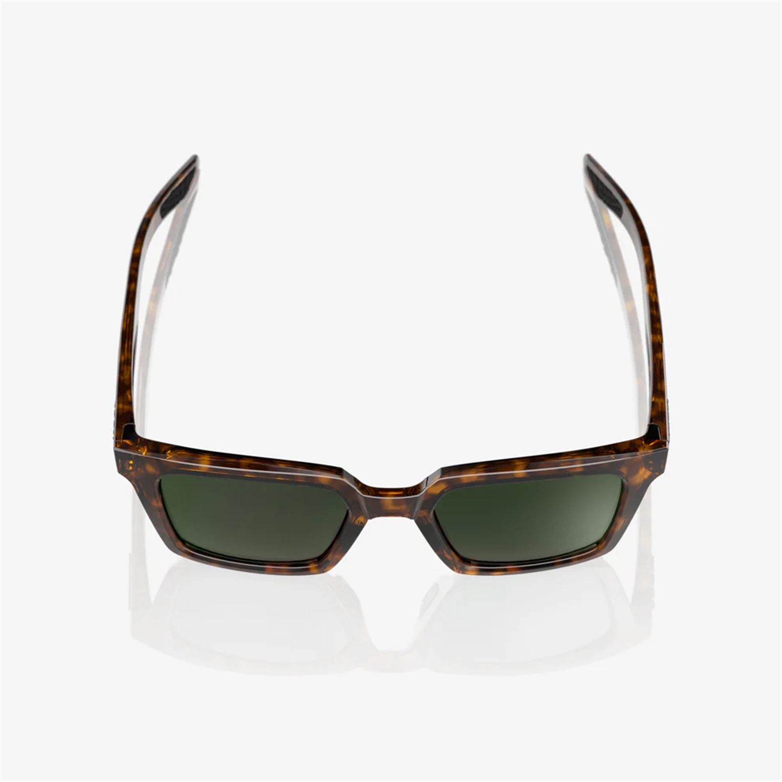 100% Erba Gloss Havana Sunglasses - Grey Green Lens 60061-00001_1768207