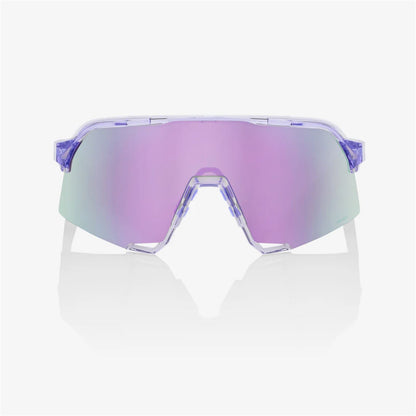 100% S3 Polished Translucent Sunglasses - HiPER® Lavender Mirror Lens 60005-00004_1768209