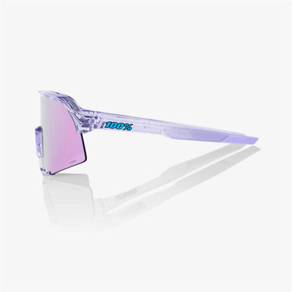 100% S3 Polished Translucent Sunglasses - HiPER® Lavender Mirror Lens 60005-00004_1768210