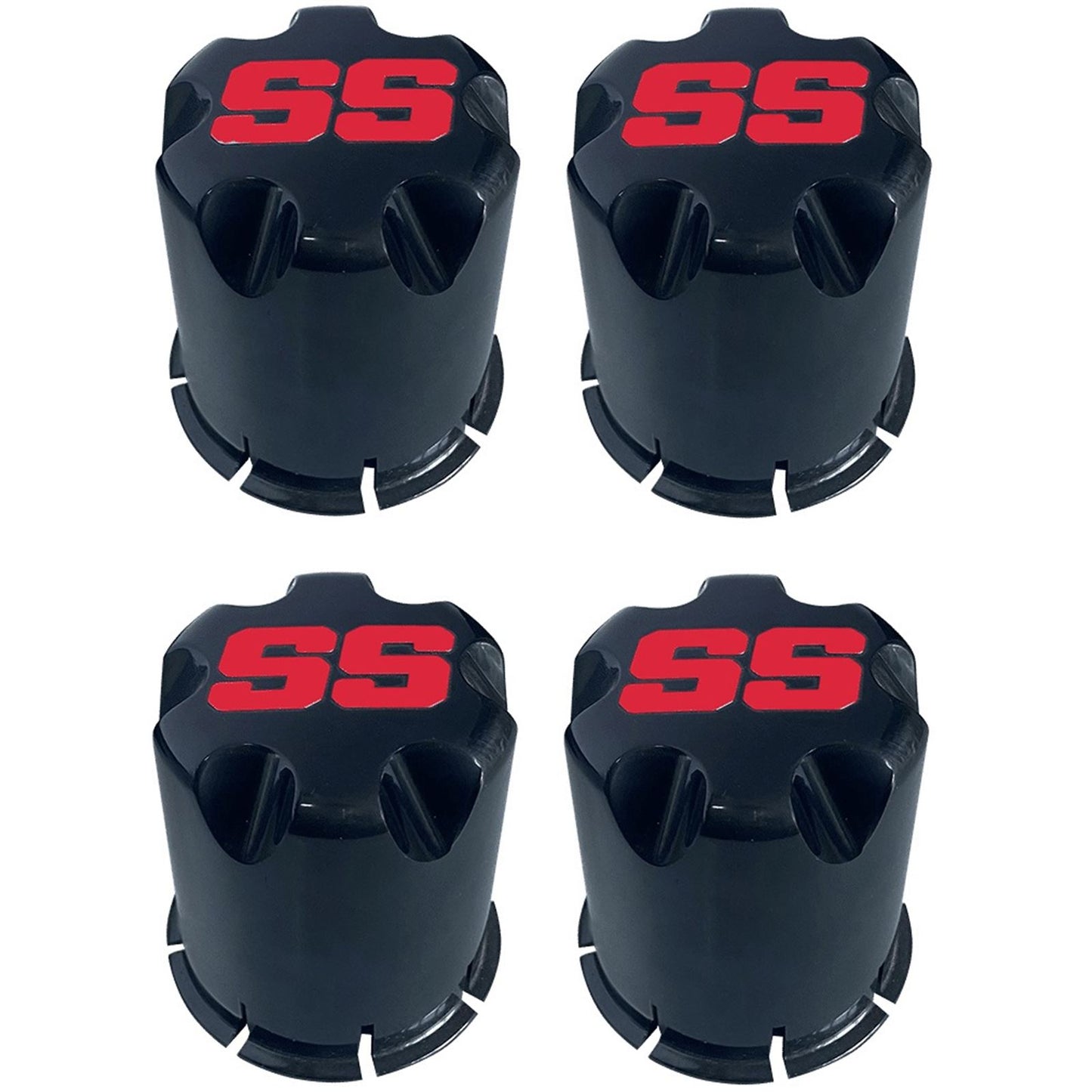 Birdie Pro Center Cap – Black color – Red SS logo (for Red-Black Wheels) CC0005_1547940