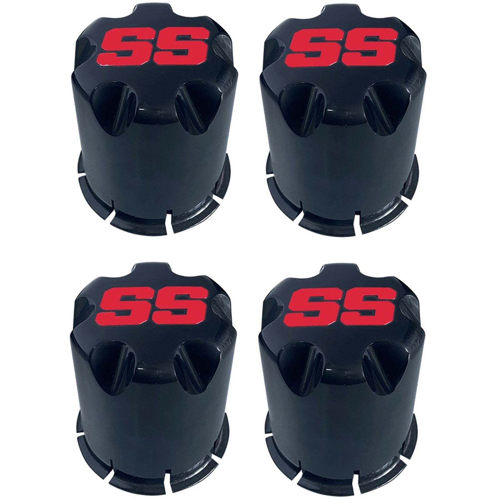 Birdie Pro Center Cap – Black color – Red SS logo (for Red-Black Wheels) CC0005_1547940