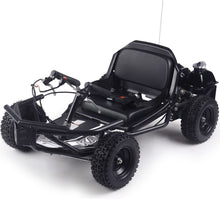 MotoTec USA Sandman Kids Gas Powered 52cc Go Kart - Black [MPN: MT-GK-Sandman-52cc_Black]_2048798