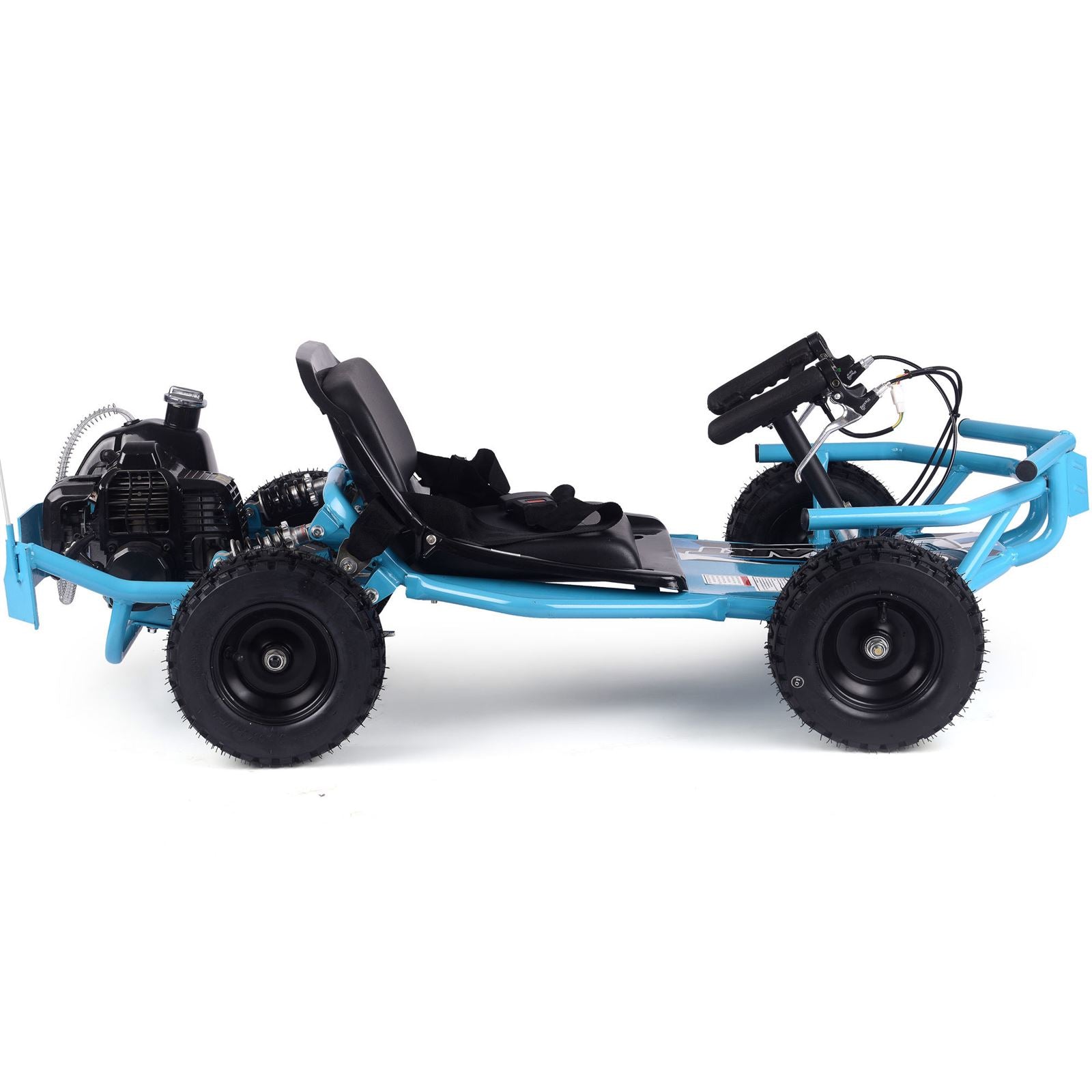 MotoTec USA Sandman Kids Gas Powered 52cc Go Kart - Blue MT-GK-Sandman-52cc_Blue_1555011