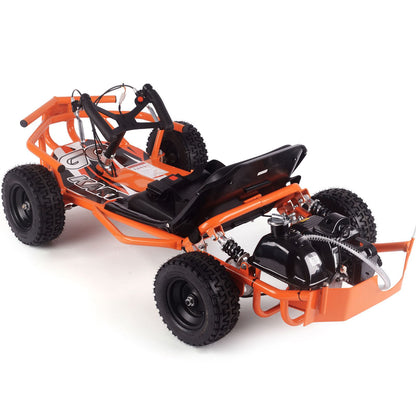 MotoTec USA Sandman Kids Gas Powered 52cc Go Kart - Orange MT-GK-Sandman-52cc_Orange_1555017