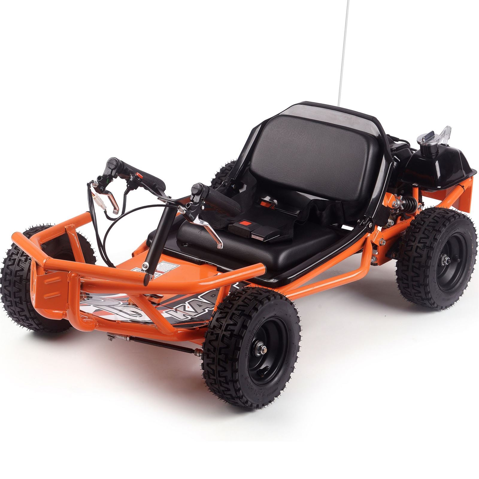 MotoTec USA Sandman Kids Gas Powered 52cc Go Kart - Orange MT-GK-Sandman-52cc_Orange_1555020