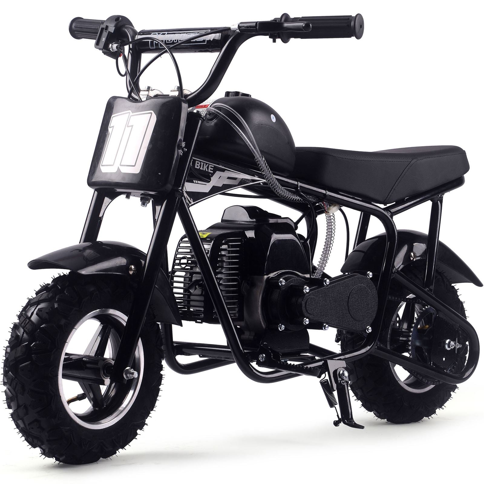 MotoTec USA Urchin 49cc 2-Stroke Kids Gas Mini Bike - Black MT-MB-49cc-Urchin_Black_1555021