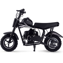 MotoTec USA Urchin 49cc 2-Stroke Kids Gas Mini Bike - Black MT-MB-49cc-Urchin_Black_1555022