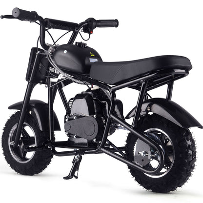 MotoTec USA Urchin 49cc 2-Stroke Kids Gas Mini Bike - Black MT-MB-49cc-Urchin_Black_1555023