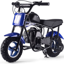 MotoTec USA Urchin 49cc 2-Stroke Kids Gas Mini Bike - Blue MT-MB-49cc-Urchin_Blue_1555027