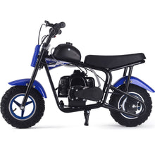 MotoTec USA Urchin 49cc 2-Stroke Kids Gas Mini Bike - Blue MT-MB-49cc-Urchin_Blue_1555028