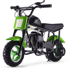MotoTec USA Urchin 49cc 2-Stroke Kids Gas Mini Bike - Green MT-MB-49cc-Urchin_Green_1555033