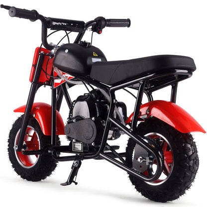 MotoTec USA Urchin 49cc 2-Stroke Kids Gas Mini Bike - Red MT-MB-49cc-Urchin_Red_1555041