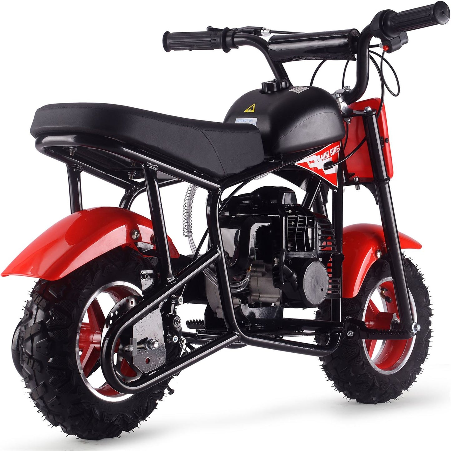 MotoTec USA Urchin 49cc 2-Stroke Kids Gas Mini Bike - Red MT-MB-49cc-Urchin_Red_1555042