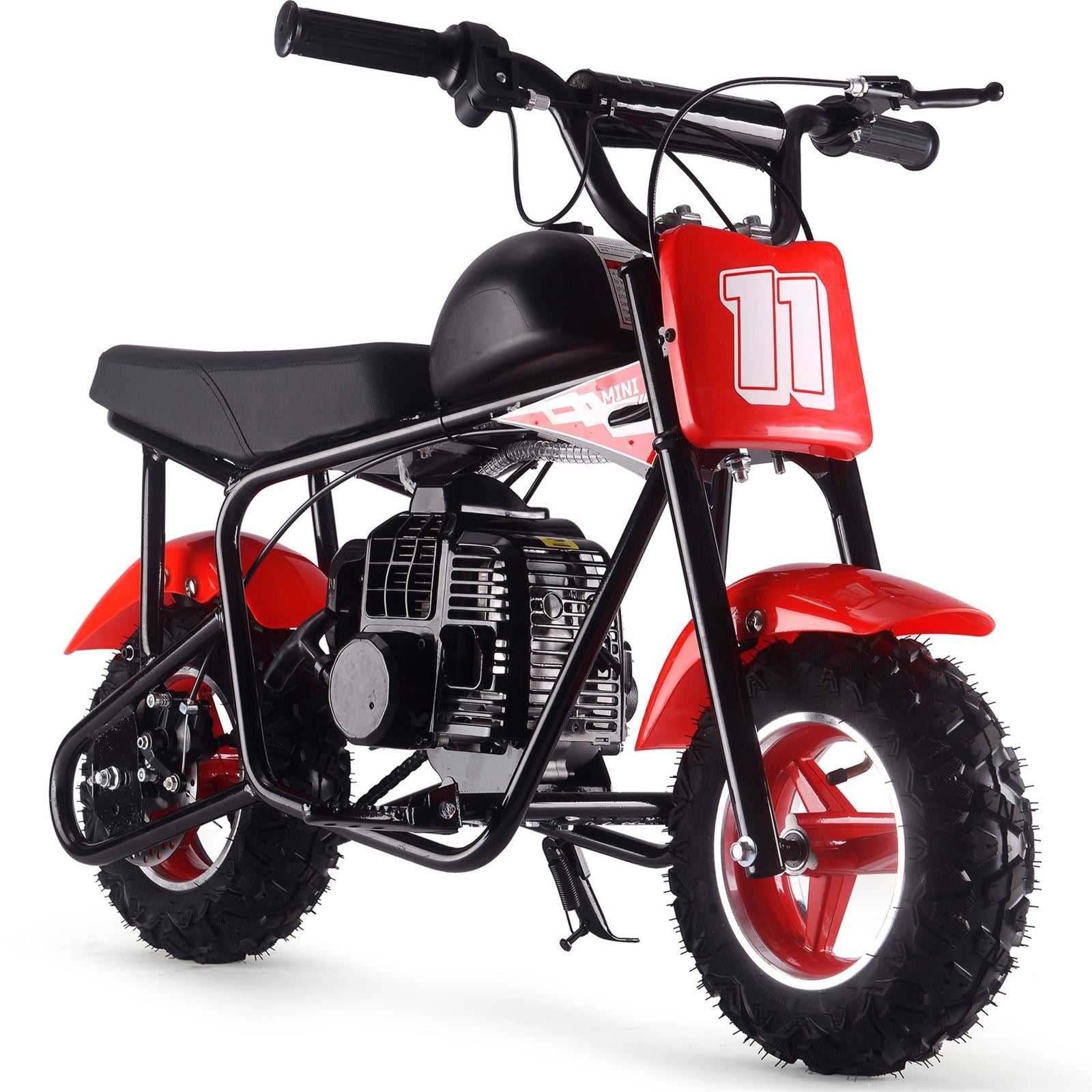 MotoTec USA Urchin 49cc 2-Stroke Kids Gas Mini Bike - Red MT-MB-49cc-Urchin_Red_1555044