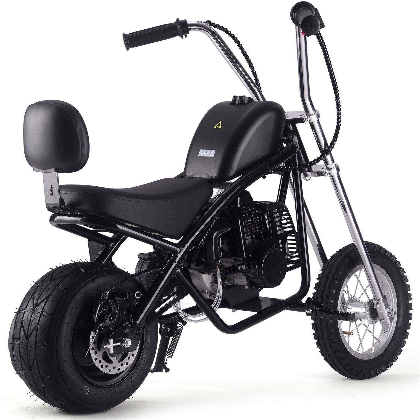 MotoTec USA 49cc Gas Mini Chopper V2 - Black MT-MC-V2_Black_1555048