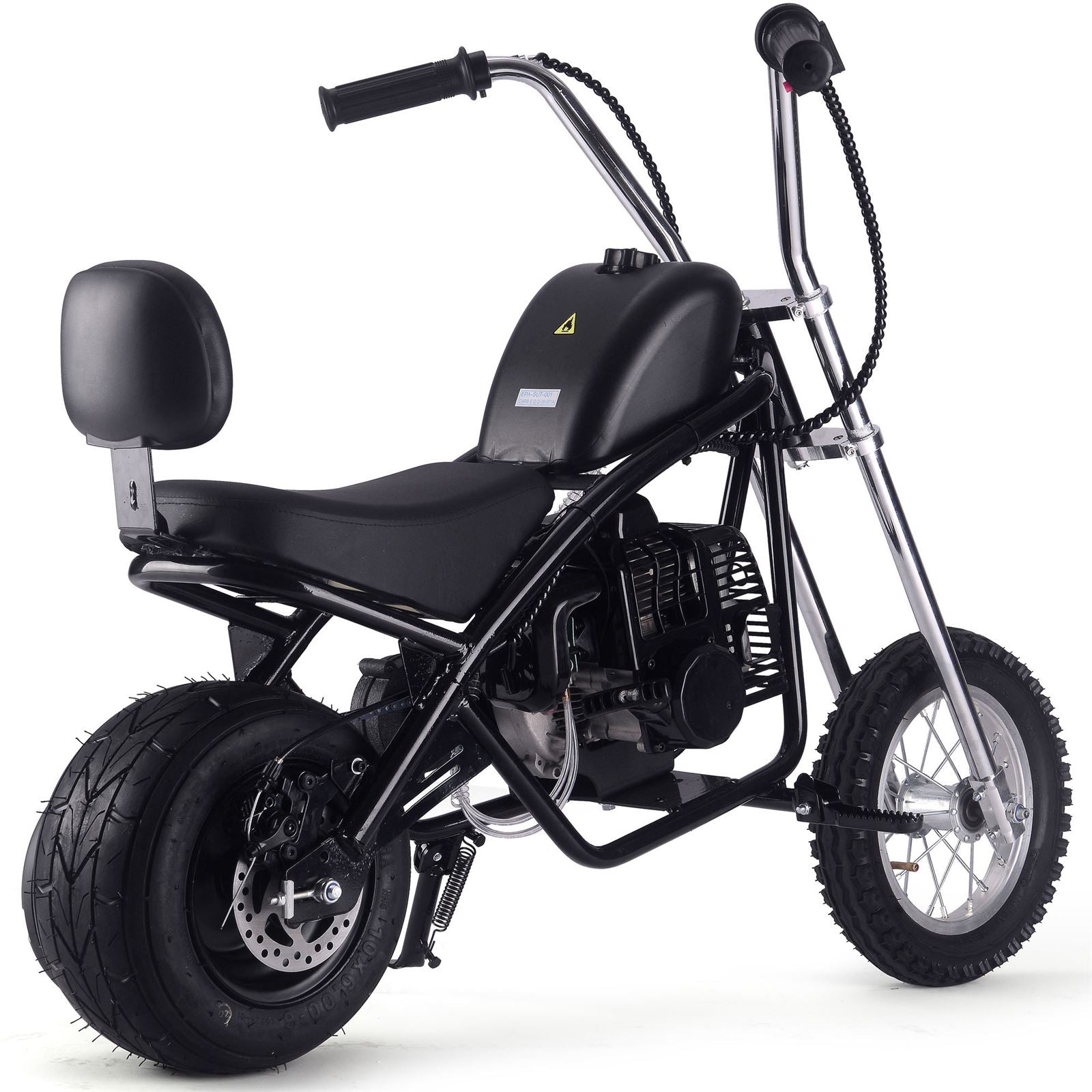 MotoTec USA 49cc Gas Mini Chopper V2 - Black MT-MC-V2_Black_1555048