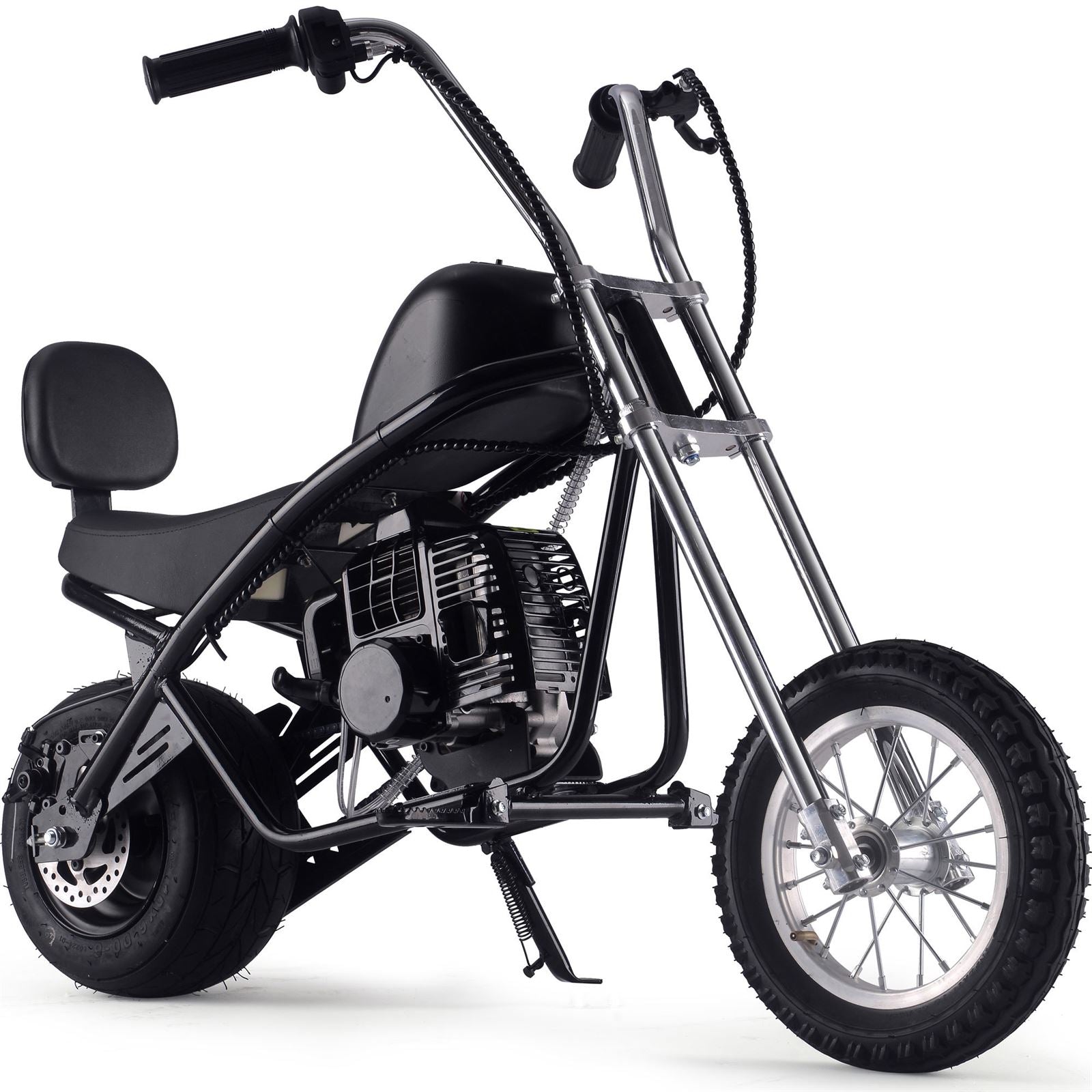 MotoTec USA 49cc Gas Mini Chopper V2 - Black MT-MC-V2_Black_1555050