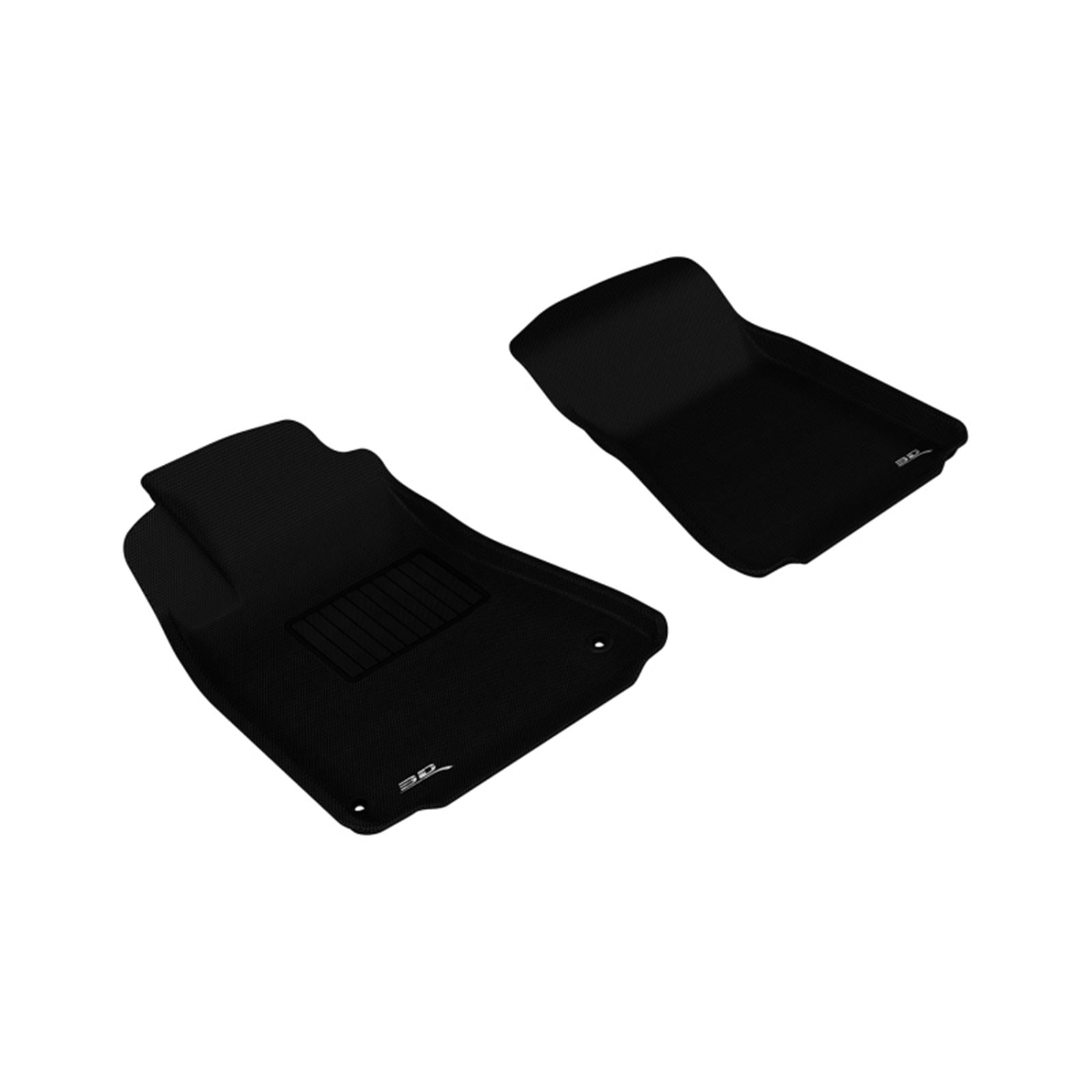 3D MAXpider Kagu 1st Row Floormat for 2006-2013 for Lexus IS - Black [MPN: L1LX00611509]_1558725