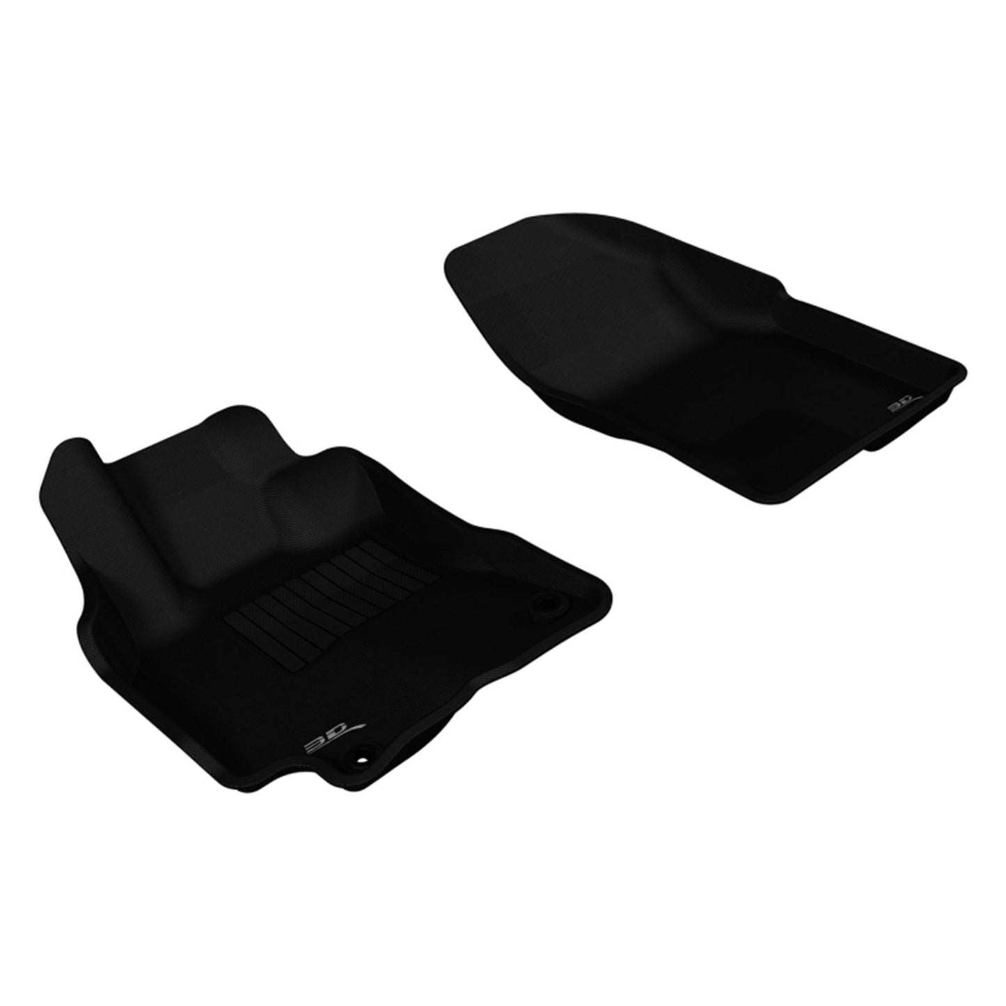 3D MAXpider Kagu 1st Row Floormat for 2009-2013 Pontiac/Toyota/Corolla - Black [MPN: L1PA00111509]_1558691
