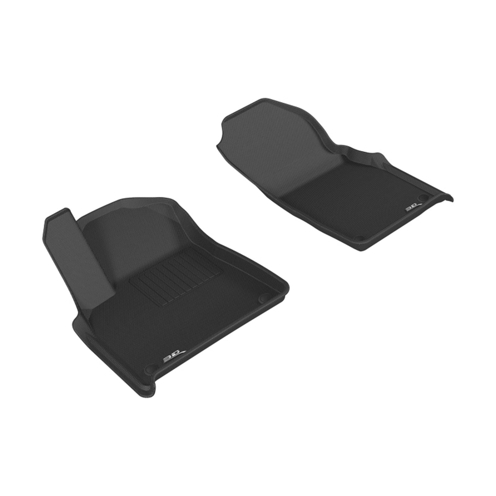 3D MAXpider Kagu 1st Row Floormat for 2017-2020 Audi Q7/Q8 - Black [MPN: L1AD04011509]_1559592