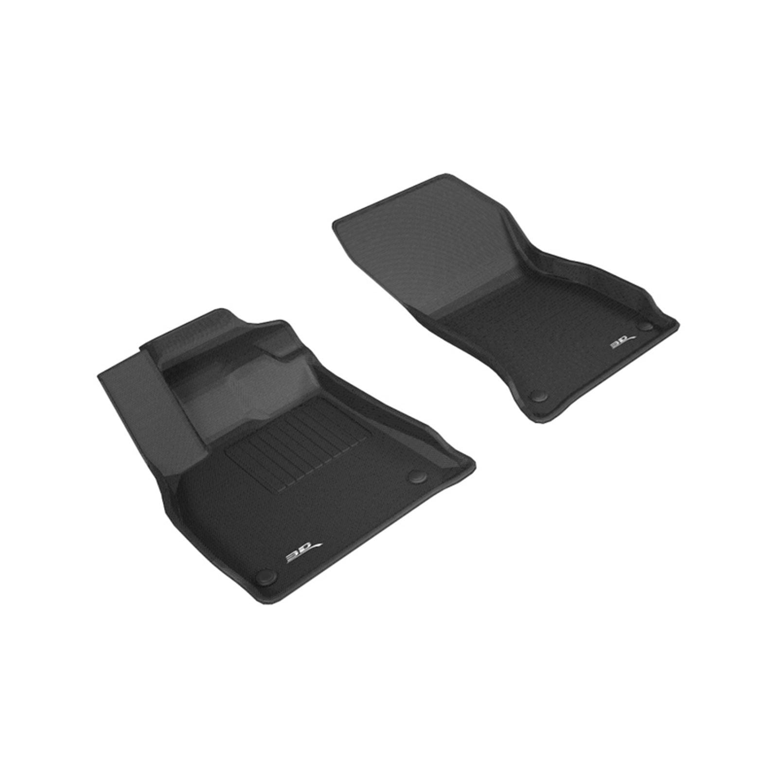 3D MAXpider Kagu 1st Row Floormat for 2018-2020 Audi Q5 - Black [MPN: L1AD04711509]_1559594