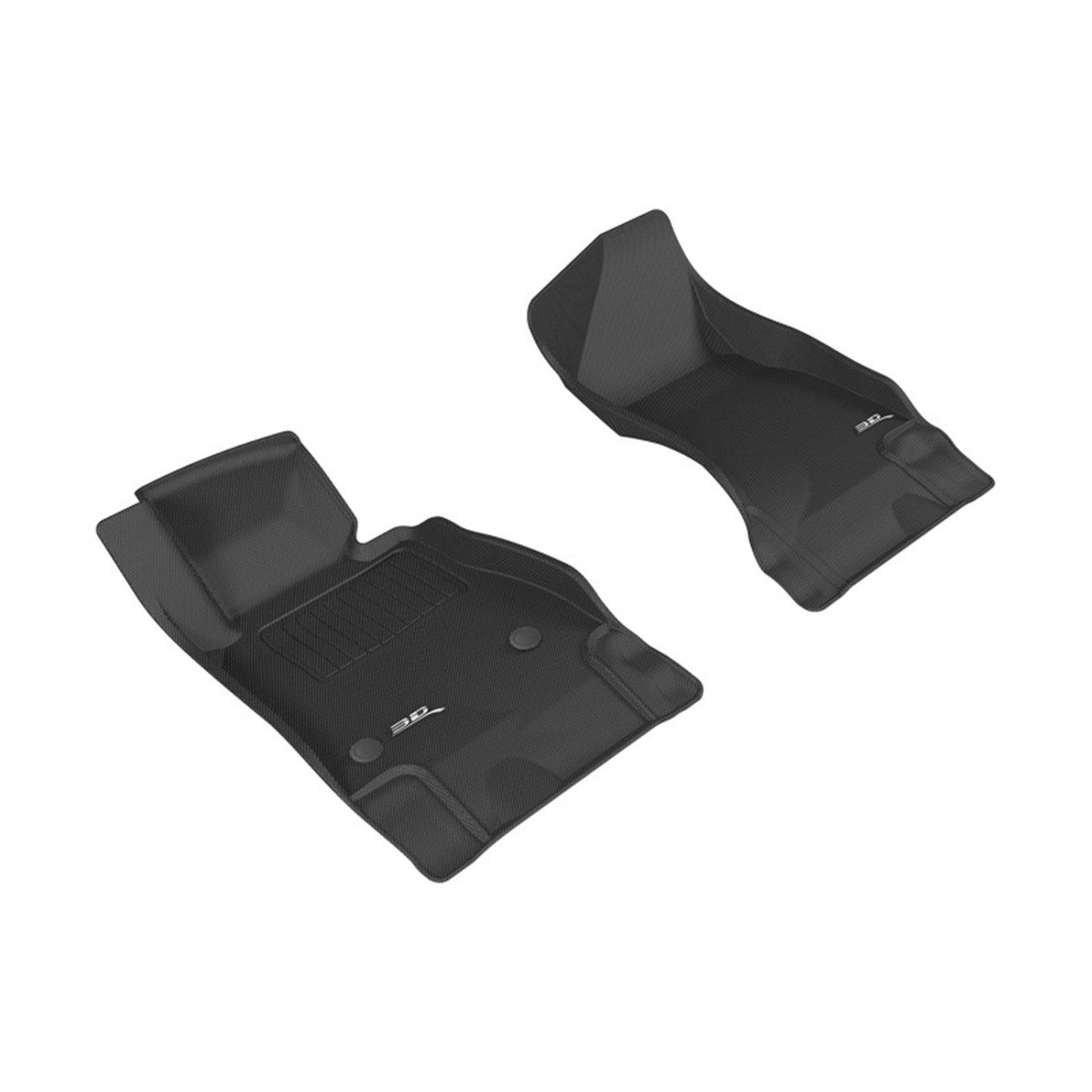 3D MAXpider Kagu 1st Row Floormat for 2016-2020 Chevrolet Camaro - Black [MPN: L1CH06911509]_1559606