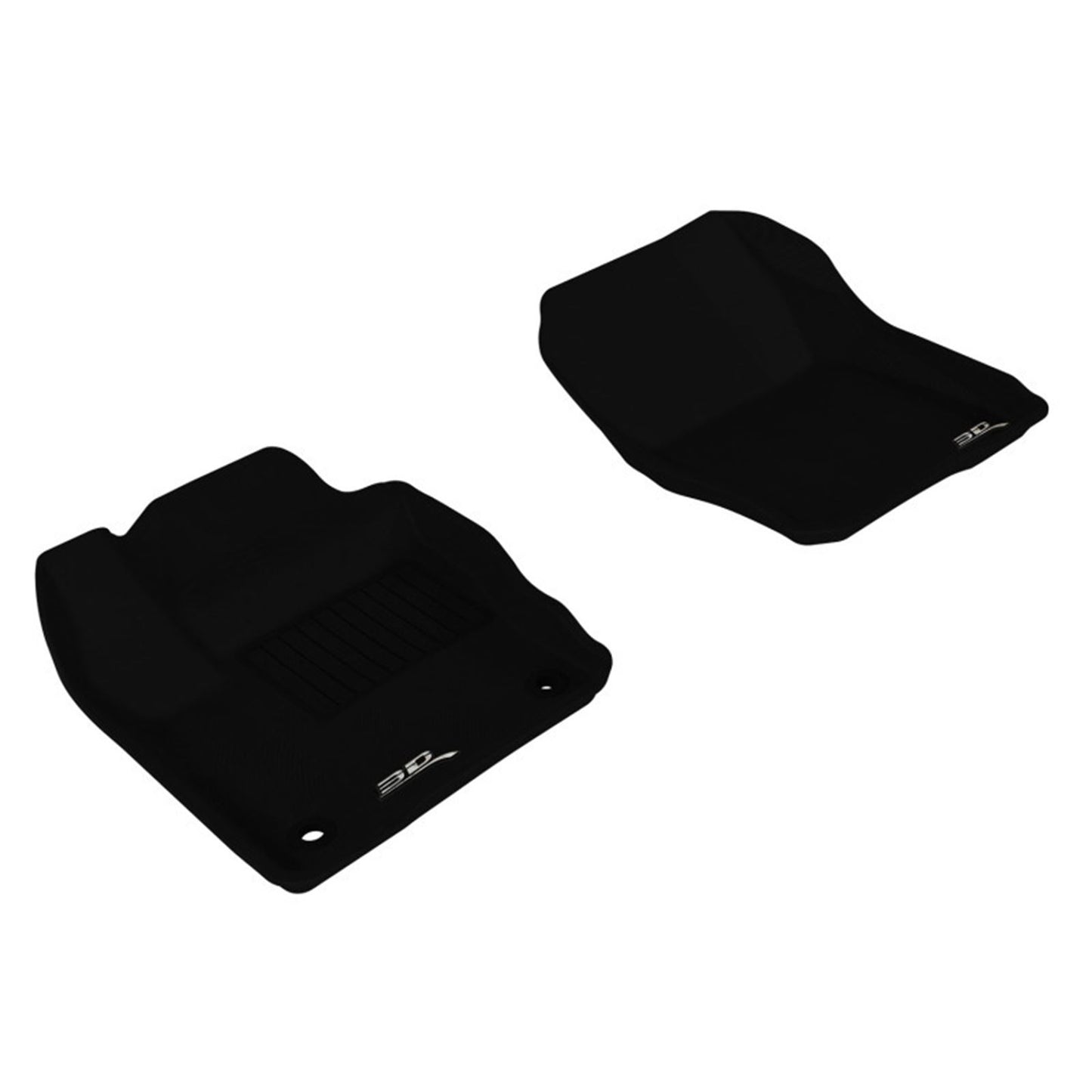 3D MAXpider Kagu 1st Row Floormat for 2012-2018 Ford Focus - Black [MPN: L1FR02911509]_1559669