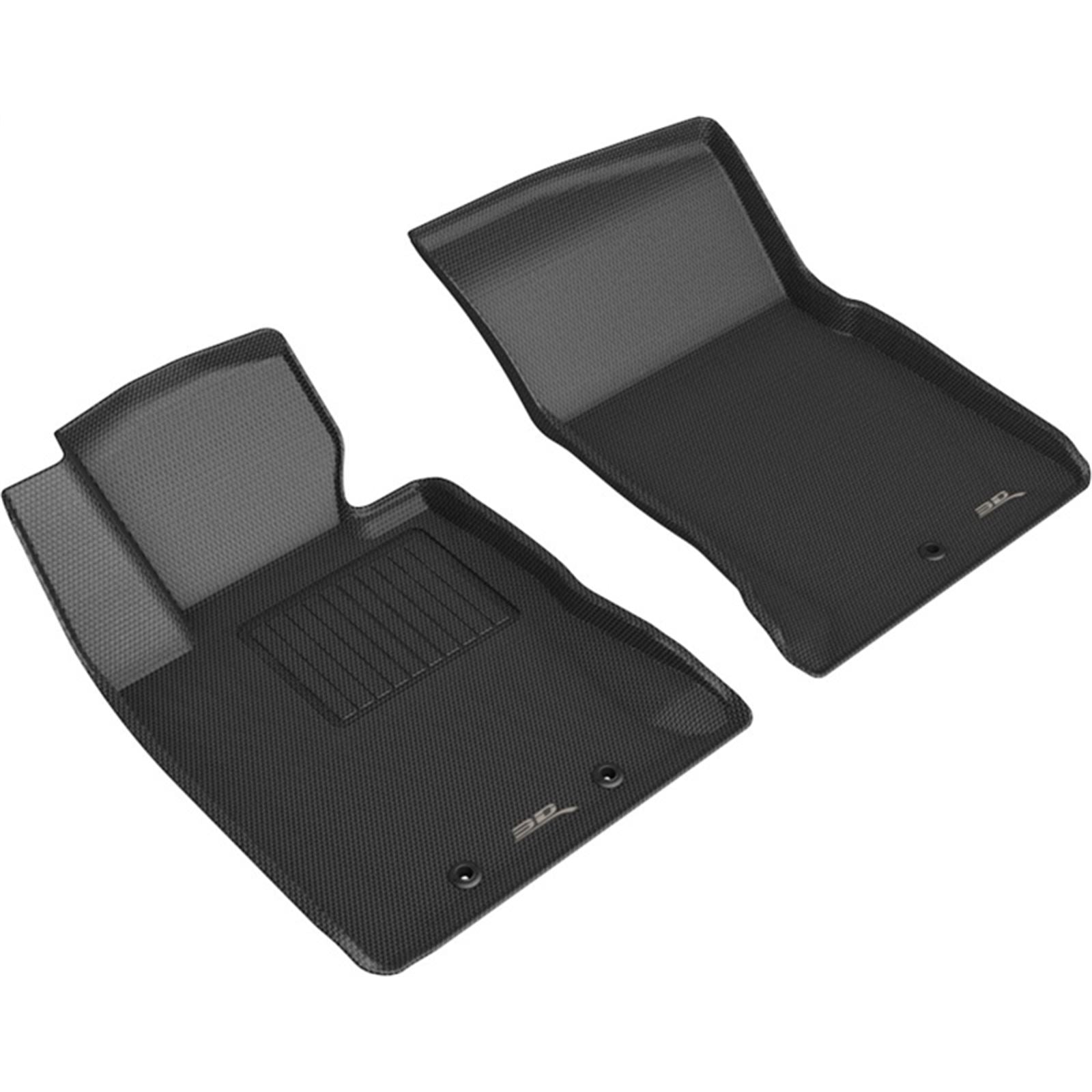 3D MAXpider Kagu 1st Row Floormat for 2012-2016 Hyundai Genesis - Black [MPN: L1HY02311509]_1559643