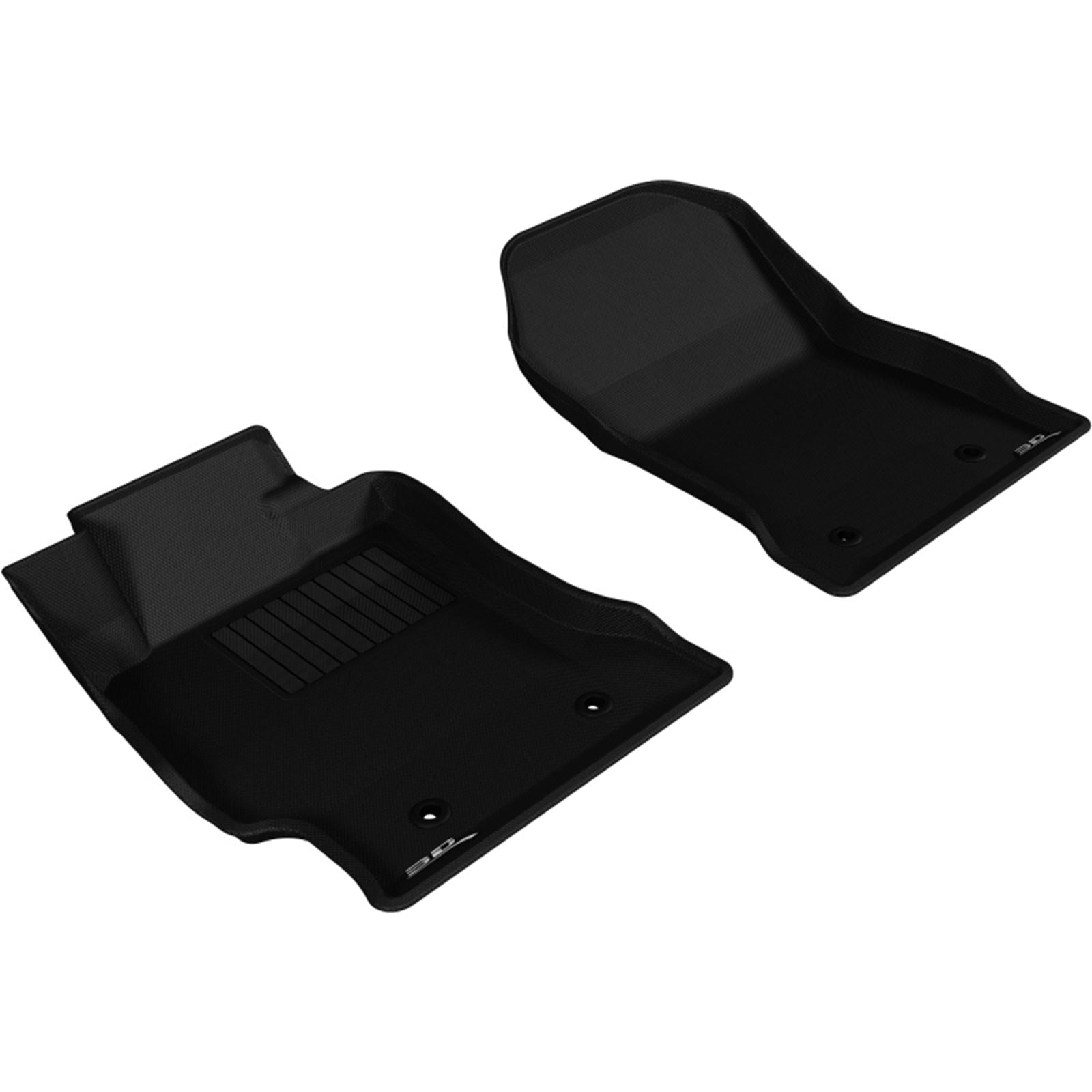 3D MAXpider Kagu 1st Row Floormat for 2013-2019 Toyota/Subaru/Scion FR-S Black [MPN: L1SC00211509]_1559712