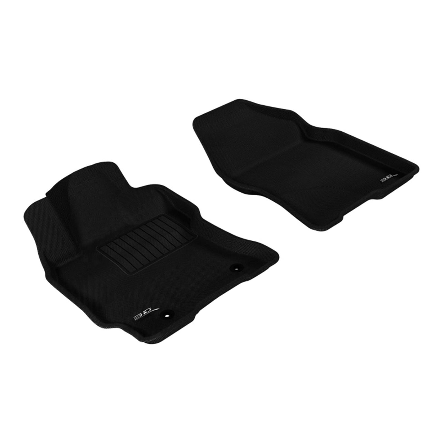 3D MAXpider Kagu 1st Row Floormat for 2004-2009 Toyota Prius - Black [MPN: L1TY14511509]_1559698