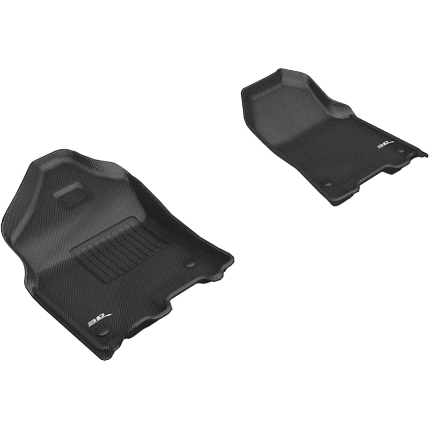 3D MAXpider Kagu 1st Row Floormat for 2019-2020 Dodge Ram 1500 Crew Cab - Black [MPN: L1DG02811509]_1559765
