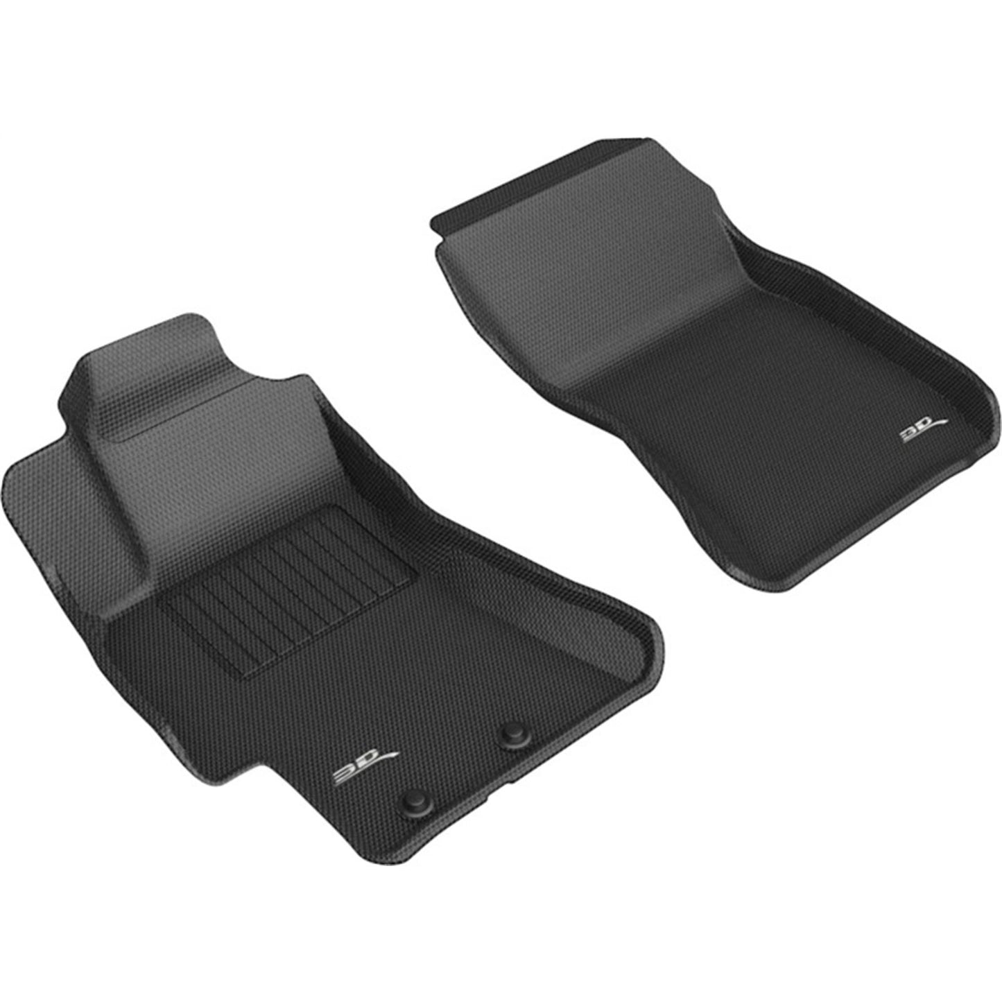 3D MAXpider Kagu 1st Row Floormats - Black for 08-11 Subaru Impreza [MPN: L1SB02511509]_1559854