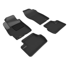 3D MAXpider Kagu 1st 2nd Row - Floormats Set - Black for 08-15 for Mitsubishi [MPN: L1MT00801509]_1559925