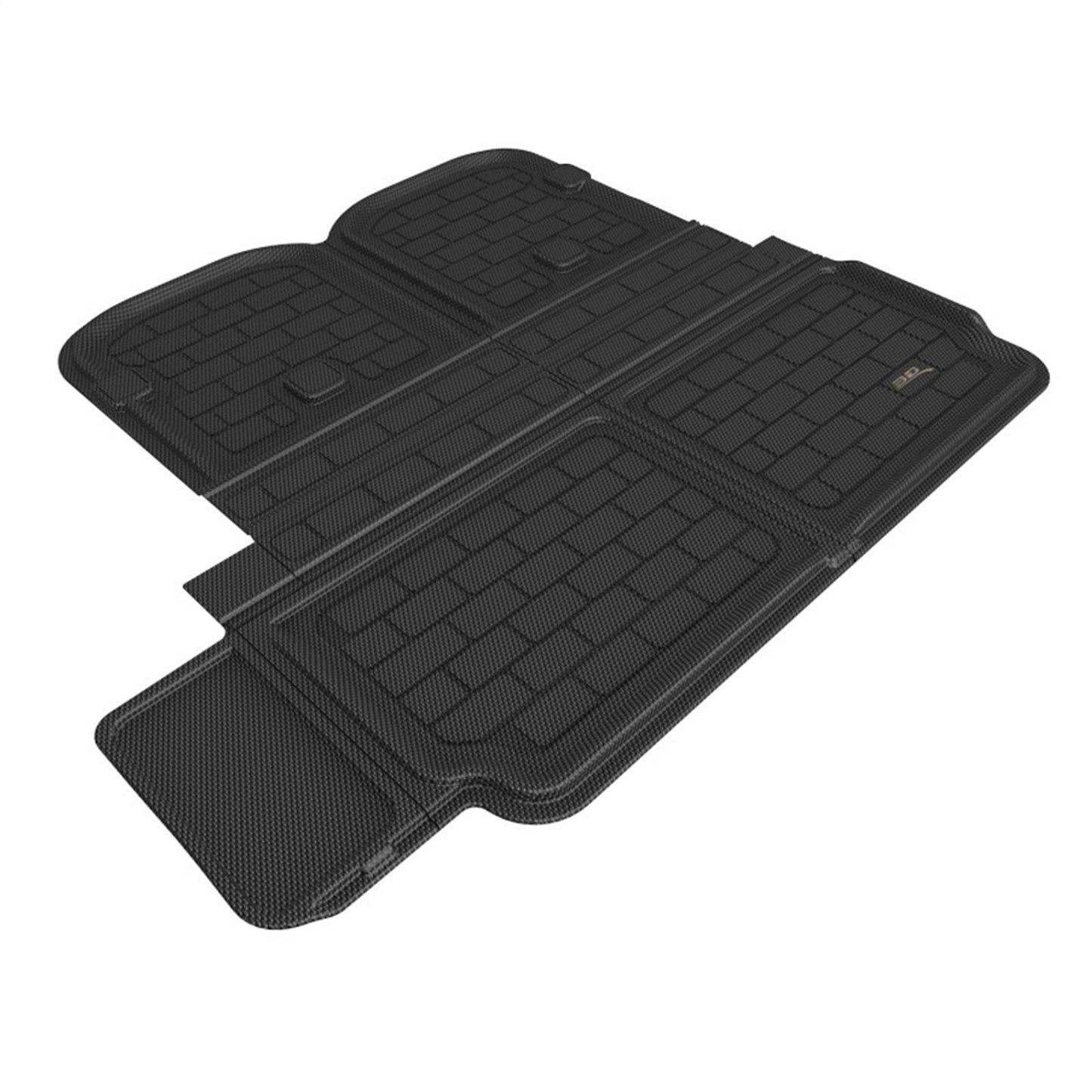 3D MAXpider Behind 2nd Row Cross Fold Kagu Black Cargo Liner for 2022 Tesla X [MPN: M1TL0431309]_1559928