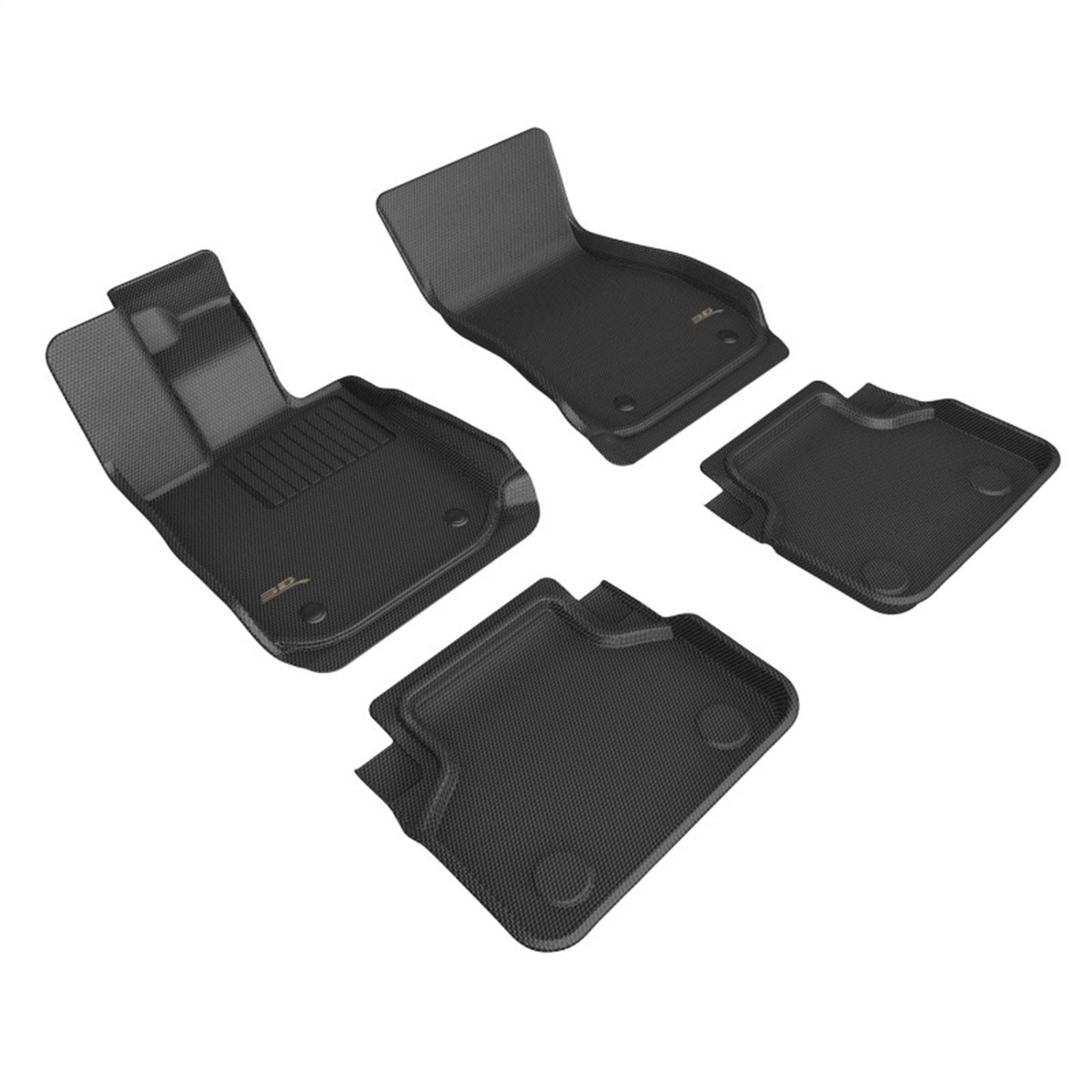 3D MAXpider Kagu Floormats - Black R1 R2 for 18-23 BMW 8 Series Gran Coupe [MPN: L1BM11401509]_1559896
