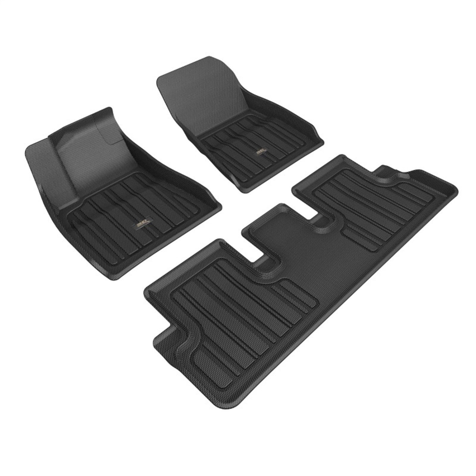 3D MAXpider Elitect Floormats 1st/2nd Row for 2024 Tesla Model 3 [MPN: E1TL06901809]_1560050