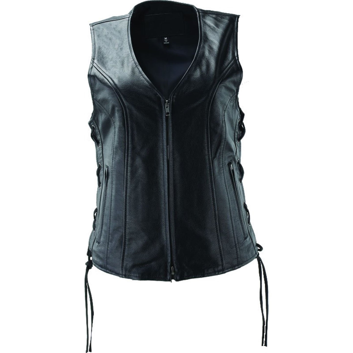 Kuryakyn Women's River Road Sapphire Leather Vest - Black_1553746