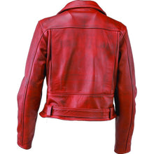 Kuryakyn Women's River Road Arabian Spice Leather Jacket - Red/Black_1553726