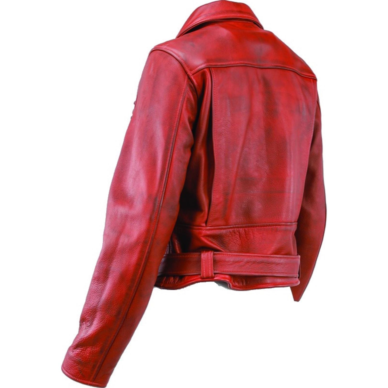 Kuryakyn Women's River Road Arabian Spice Leather Jacket - Red/Black_1553737