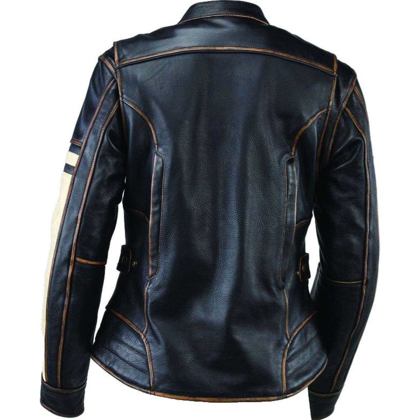 Kuryakyn Women's River Road Dame Vintage Leather Jacket - Black_1553732