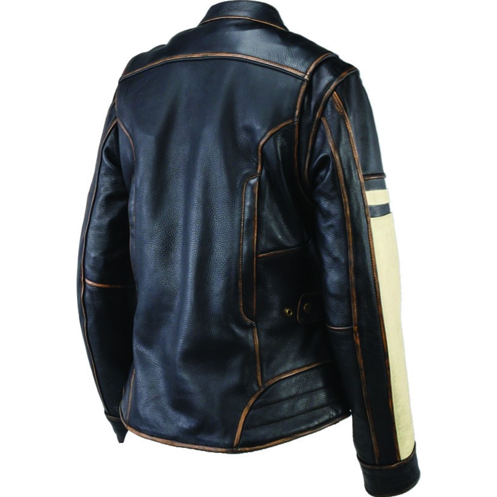 Kuryakyn Women's River Road Dame Vintage Leather Jacket - Black_1553736