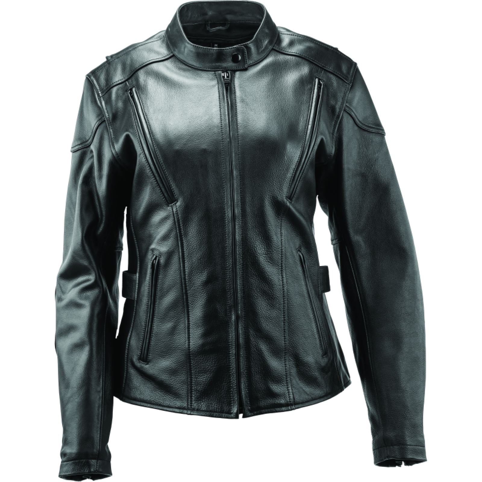 Kuryakyn Women's River Road Race Leather Jacket - Black_1549241