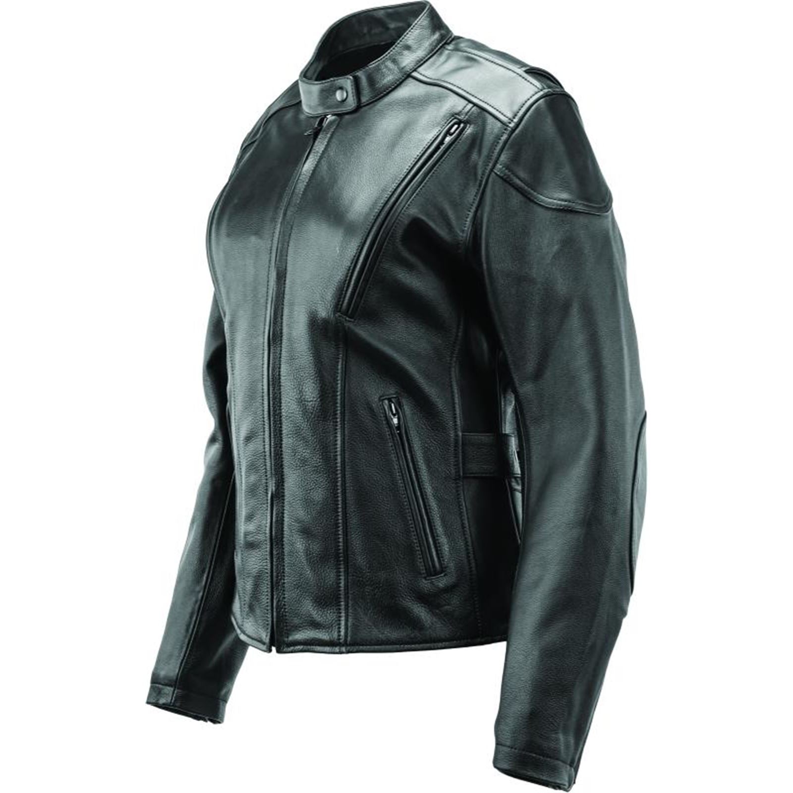 Kuryakyn Women's River Road Race Leather Jacket - Black_1552583