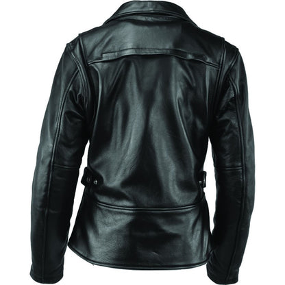 Kuryakyn Women's River Road Ironclad Classic Leather Jacket - Black_1553759