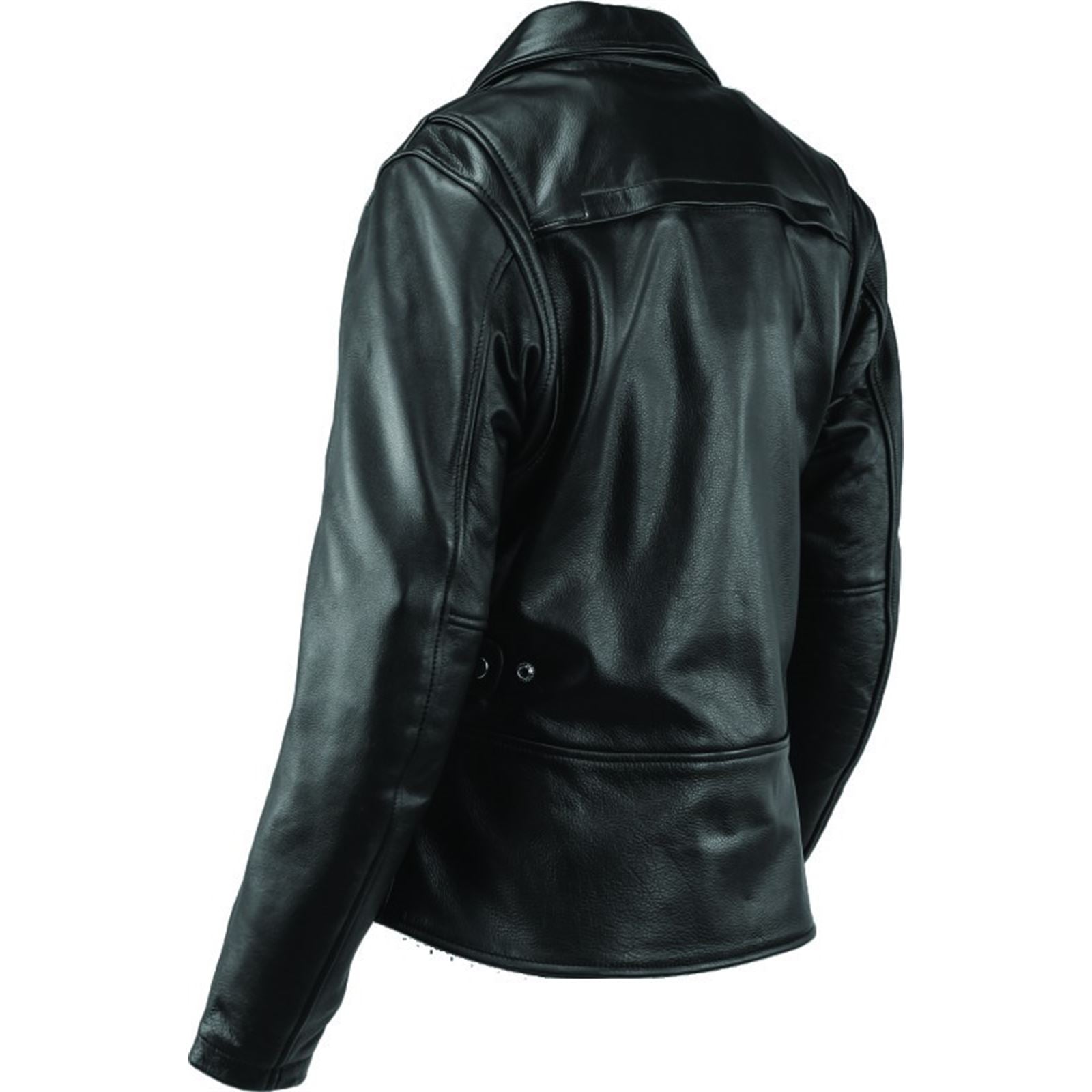 Kuryakyn Women's River Road Ironclad Classic Leather Jacket - Black_1553783