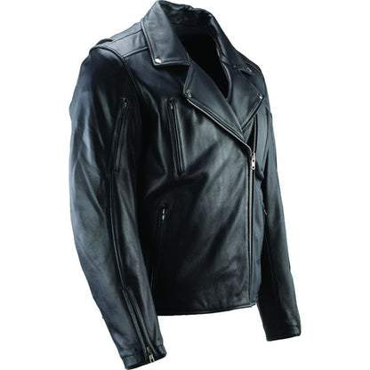 Kuryakyn River Road Ironclad Classic Leather Jacket - Black_1553788