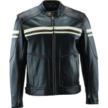 Kuryakyn River Road Hoodlum Vintage Leather Jacket - Black_1553791