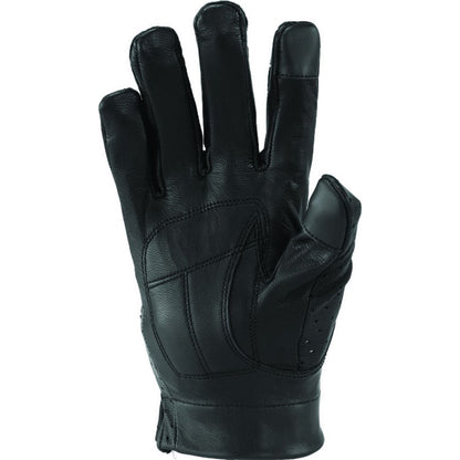Kuryakyn River Road Women's Tucson Leather Perforated Gloves - Black_1553798