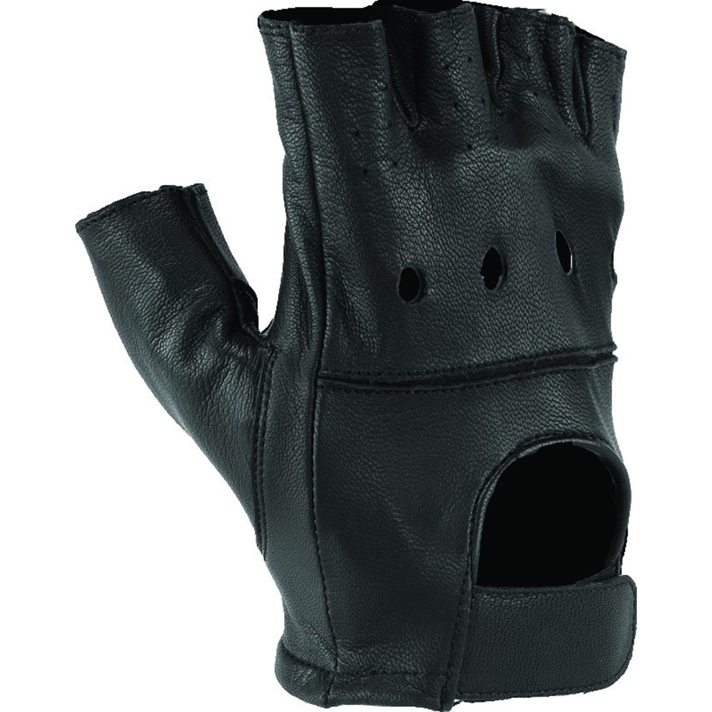 Kuryakyn River Road Women's Diamond Shorty Gloves - Black_1553765
