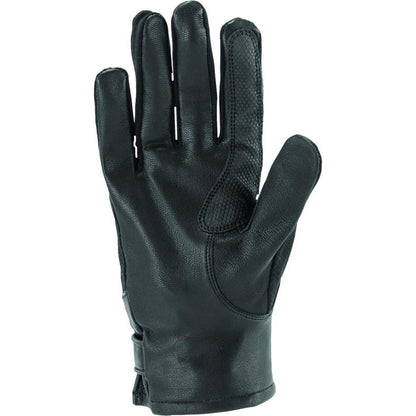 Kuryakyn River Road Pecos Leather Mesh Gloves - Black_1552603